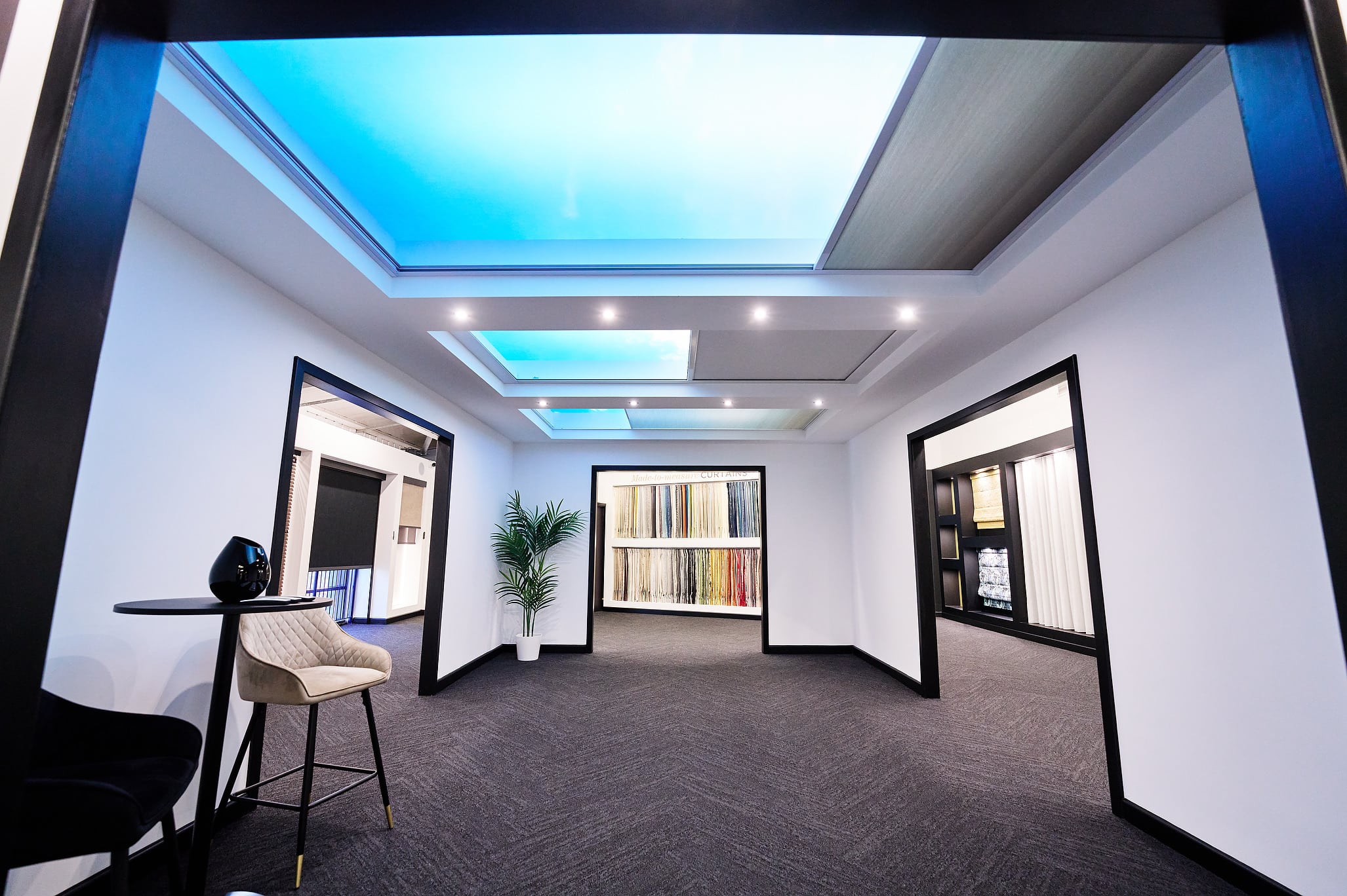 Skylight blind display room
